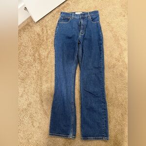 Abercrombie & Fitch ankle straight ultra high rise long